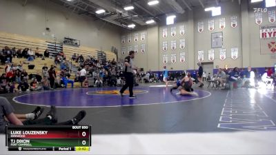 150 lbs Cons. Round 7 - Luke Louzensky, Kirkwood vs Tj Dixon, Fort Campbell