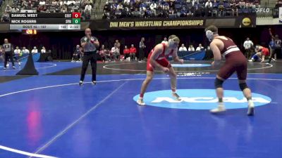 197 lbs Prelim - Nick Rogers, Springfield vs Samuel West, Central (IA)