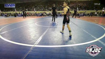 52 lbs Round Of 32 - Maxen LaFever, Newcastle Youth Wrestling vs Gunnar Brown, Duncan Demon Wrestling