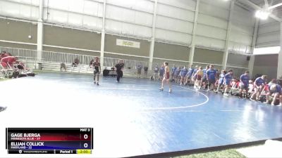 120 lbs Quarterfinals (8 Team) - Gage Bjerga, Minnesota Blue vs Elijah Collick, Maryland