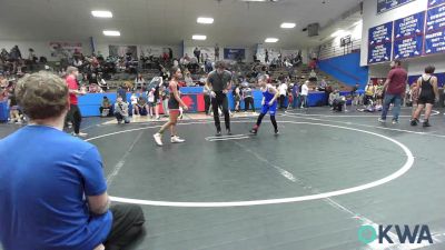 76-80 lbs Rr Rnd 2 - Benjamin Kalka, Chandler Takedown Club vs Kristan Fixico, Red Ryder Wrestling Club