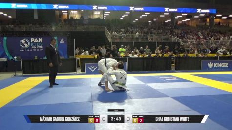 Chaz Christian White vs Máximo Gabriel González 2025 Pan Kids Jiu-Jitsu IBJJF Championship