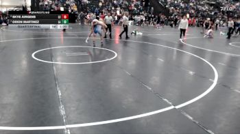 132 lbs Quarterfinal - Orion Martinez, Las Animas vs Skye Jurgens, Lincoln Southeast