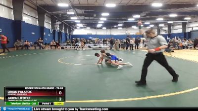 76-84 lbs Round 1 - Jaxon Liedtke, Timberline Youth Wrestling vs Orion Palafox, Fighting Squirrels