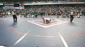 5A 144 lbs Cons. Round 1 - Elisalde Roman, North Henderson High School vs Andrew Taylor, West Rowan High School