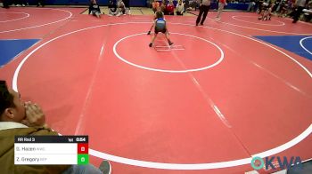 67 lbs Rr Rnd 3 - Greyson Hazen, Woodland Wrestling Club vs Zoie Gregory, Tulsa Blue T Panthers