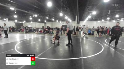 52 lbs Rr Rnd 1 - Jasper Montoya, Izzy Style NM Beast vs Kenneth Valdez, Bad Cat Wrestling Club