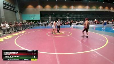 285 lbs Cons. Round 1 - Trevor Wilson, Junipero Serra vs Dinero Medina, Modesto