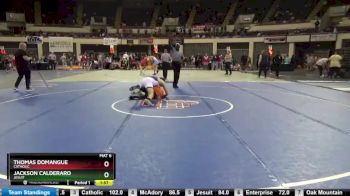 195 Elite Varsity Semifinal - Thomas Domangue, Catholic vs Jackson Calderaro, Jesuit