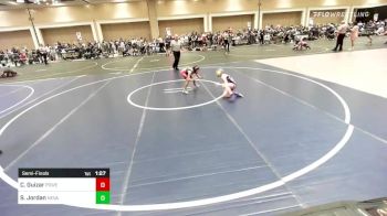 64 lbs Semifinal - Camiel Guizar, Powerline WC vs Samantha Jordan, Nevada Elite