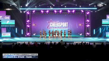 Off Main All Stars - Rage [2026 L6 Limited - XSmall Day 2] 2026 CHEERSPORT National All Star Cheerleading Championship