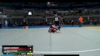 95 lbs Placement (4 Team) - Lauren Elsmore, Pine Island vs Connor Hennessy, Pierz