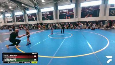 55 lbs Cons. Round 2 - Rori Ybarbo, Vici Wrestling Club vs Levi Lassiter, ReZults Wrestling