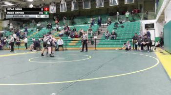 285 lbs Cons. Round 3 - James Jeffers, Cvca vs Lucas Inman, Springboro