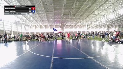 113 lbs 5th Place Match - Aiden Allen, Shootbox Wrestling Club vs Gage Snook, Sanderson Wrestling Academy