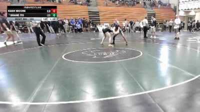 120 lbs Semifinal - Shane Ito, La Costa Canyon vs Kash Moore, Slam Academy