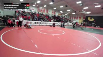 130 lbs Cons. Round 6 - Marley Nelson, Santa Ana vs Madeline Tamanaha, Mark Keppel