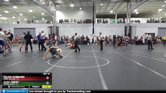 120 lbs Round 3 (6 Team) - Talan Hubbard, TNWC Yellow vs Alex Oberc ...