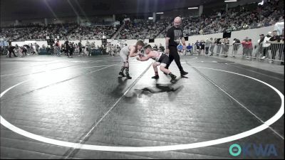105 lbs 7th Place - Roman Buller, Weatherford Youth Wrestling vs Weston Gilroy, Mojo Grappling Academy