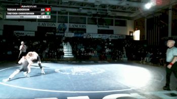 144 lbs Treyden Christensen, Layton vs Teegan Anderson, Juab