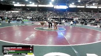 165 lbs Champ. Round 2 - Nevaeh Spivey- Hayes, Idaho Falls vs Sitka Rabdau, Vallivue