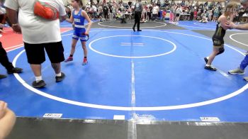 67 lbs Rr Rnd 2 - Augusta Grassl, Caney Valley Wrestling vs Emeree Calkins, Pawhuska Elks Takedown