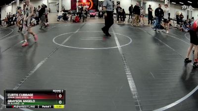 110 lbs Round 3 (4 Team) - Curtis Cubbage, Junior Terps Xpress vs Grayson Angelo, PA Alliance