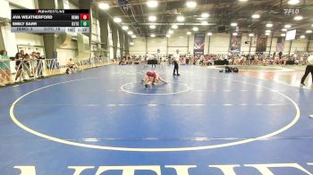 132 lbs Rr Rnd 1 - Ava Weatherford, Demolition Elite vs Emily Sarr, D3 Training Center