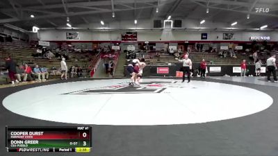 184 lbs Cons. Round 4 - Cooper Durst, Fairmont State vs Donn Greer, CSU-Pueblo