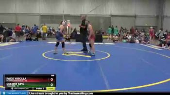 144 lbs Round 2 (8 Team) - Paige Yatcilla, Pennsylvania Blue vs Destiny Sims, Texas Red