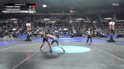 125 lbs Cons. Round 2 - Thomas Turner, Pacific (OR) vs Kaden Majcher, Lycoming