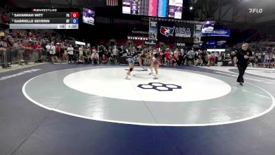 120 lbs Quarters - Savannah Witt, PA vs Gabrielle Severin, NY