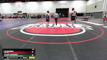 215 lbs Cons. Round 4 - Ethan Sanchez, Conroe Woodlands College Park vs Jd Romero, Kearney