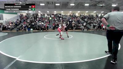 175 lbs Champ. Round 1 - Zane Thomsen, Hastings Wrestling Club vs Nicholas Sanders, Eagles (Liberty North)