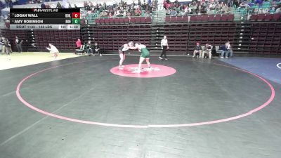 145 lbs Consolation - Logan Wall, Boiling Springs vs Amy Robinson, River Bluff