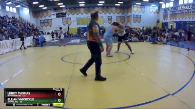 285 lbs Quarters & Wb (16 Team) - Elijah Vansickle, Attack WC vs Leroy Thomas, Riverview WC