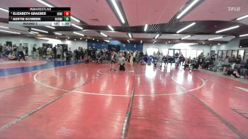 57 lbs Round 2 - Austin Schrenk, Brothers Of Steel Wrestling Club vs Elizabeth Graeber, Idaho Gold Wrestling Club