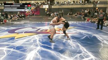 215 lbs Round 3 (4 Team) - Harrison Kinney, Hononegah, IL vs Andrew Gordhamer, Apple Valley, MN