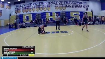 138 Gold 2nd Place Match - Luis Viveros, Southwest Miami vs Brock Weaver, Camden