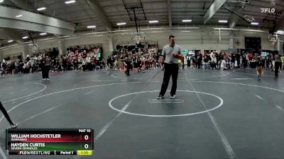 70 lbs Cons. Semi - Hayden Curtis, Severn Seminoles vs William Hochstetler, Warhawks