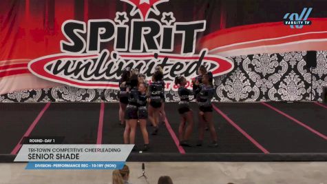 Tri-Town Competitive Cheerleading - Senior Shade [2024 L2 Performance Rec - 10-18Y (NON) Day 1] 2024 Spirit Unlimited Harrisburg Challenge