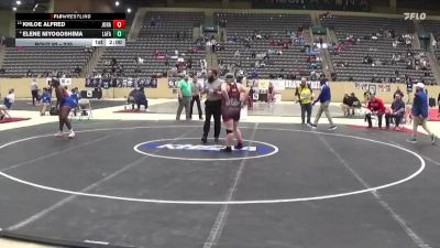 235 lbs Champ. Round 1 - Khloe Alfred, John Hardin vs Elene Niyogoshima, Lafayette