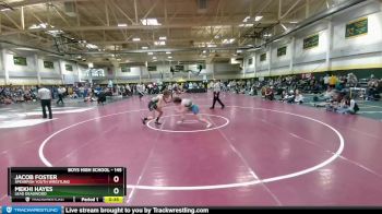 145 lbs Cons. Round 1 - Mekhi Hayes, Lead Deadwood vs Jacob Foster, Spearfish Youth Wrestling