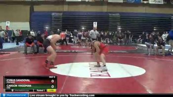 138 lbs Champ. Round 1 - Carson Hageman, Erie vs Cyrus Sandoval, Centauri