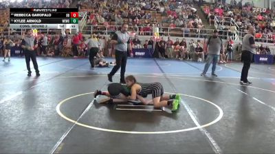 100 lbs Cons. Round 3 - Rebecca Garofalo, Strongsville vs Kylee Arnold, Warner Elite Wrestling Club