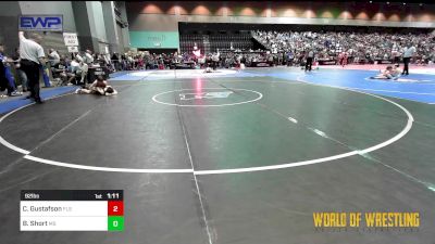 92 lbs Round Of 16 - Case Gustafson, Florida Scorpions vs Braxton Short, Mat Sense