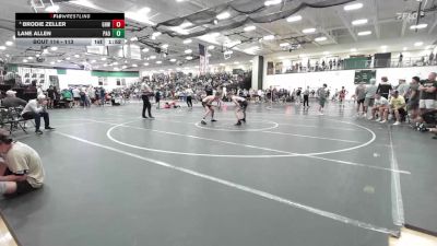 113 lbs Champ. Round 2 - Lane Allen, Paola vs Brodie Zeller, Greater Heights Wrestling