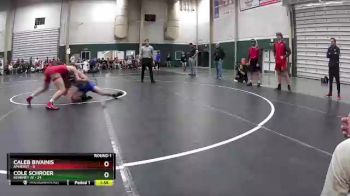 132 lbs Round 1 (16 Team) - Caleb Bivainis, Amherst vs Cole Schroer, Kearney JV