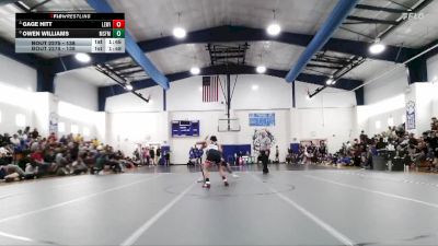 138 lbs Quarterfinal - Gage Hitt, Lewisburg vs Owen Williams, Mississippi School For Math And Science (MSMS)