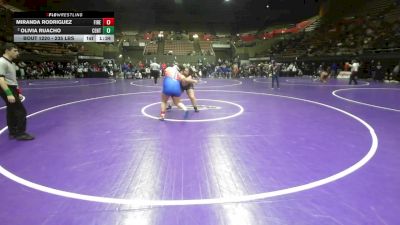 235 lbs Quarterfinal - Miranda Rodriguez, Firebaugh vs Olivia Ruacho, Central